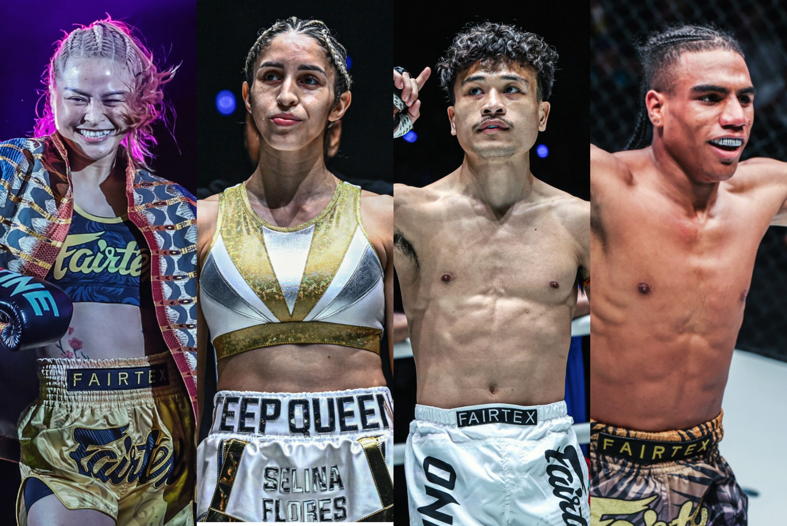 Stamp Fairtex Vs. Selina Flores, Jaosuayai Vs. Jordan Estupinan Locked In For ONE Fight Night 47