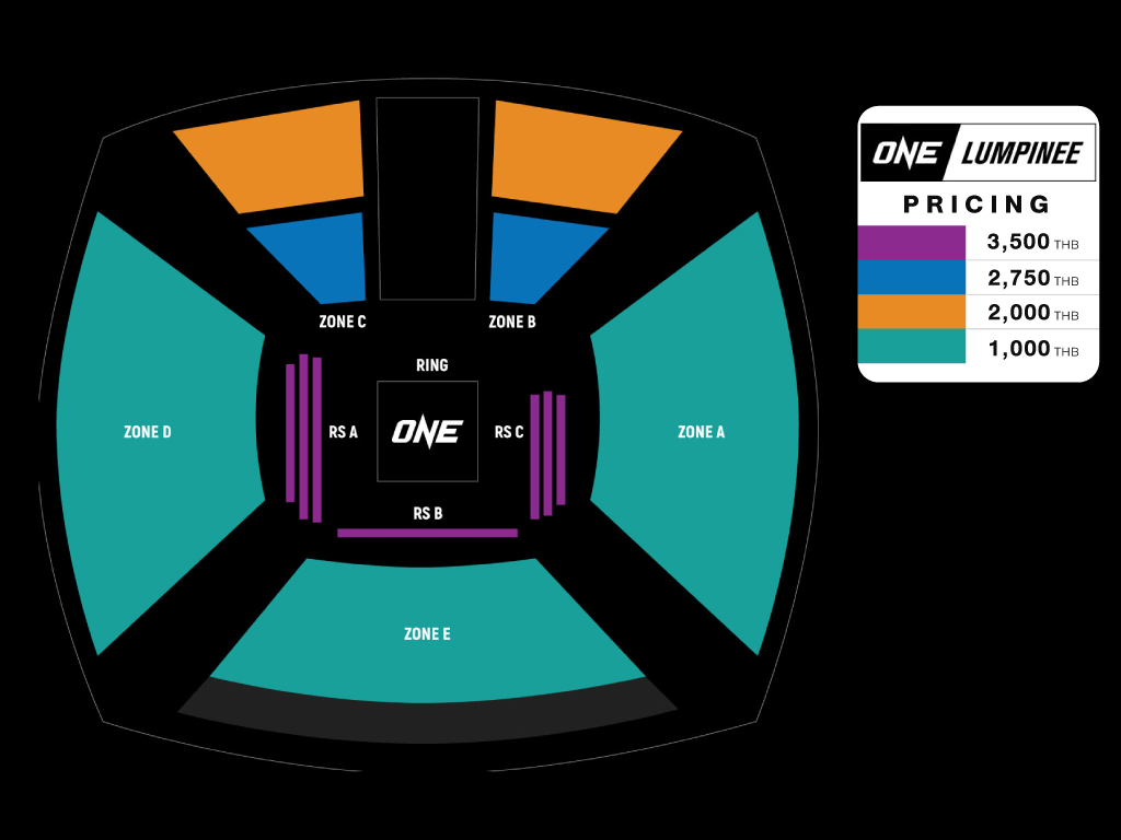ONE Friday Fights Seat Map