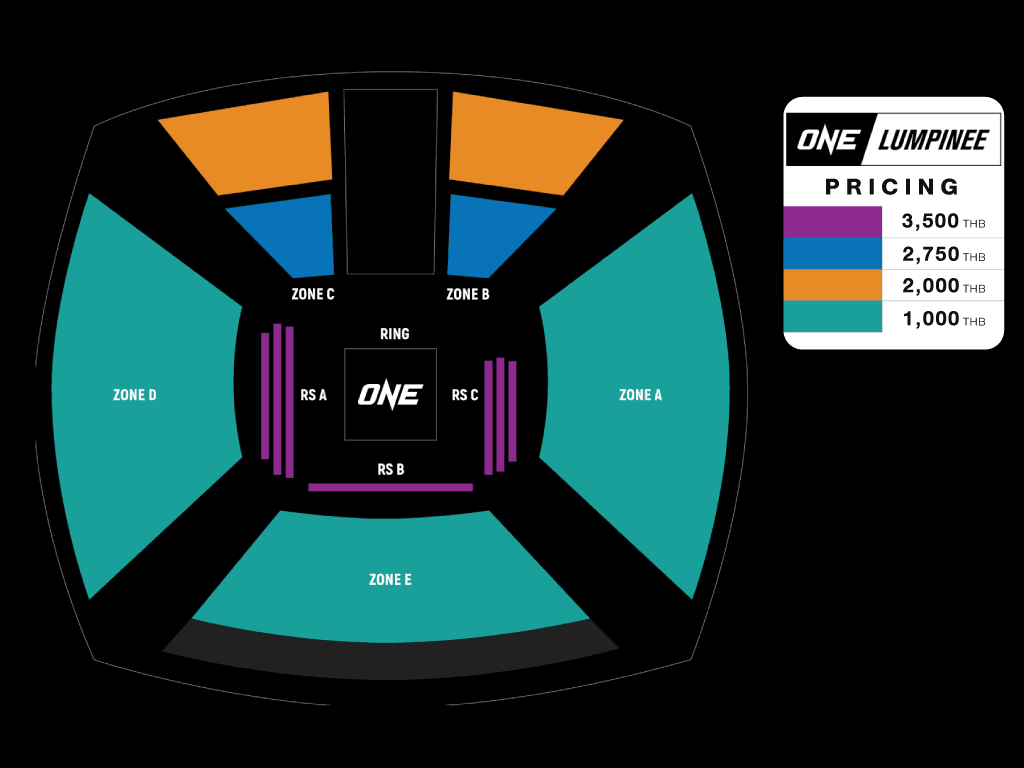 ONE Friday Fights Seat Map