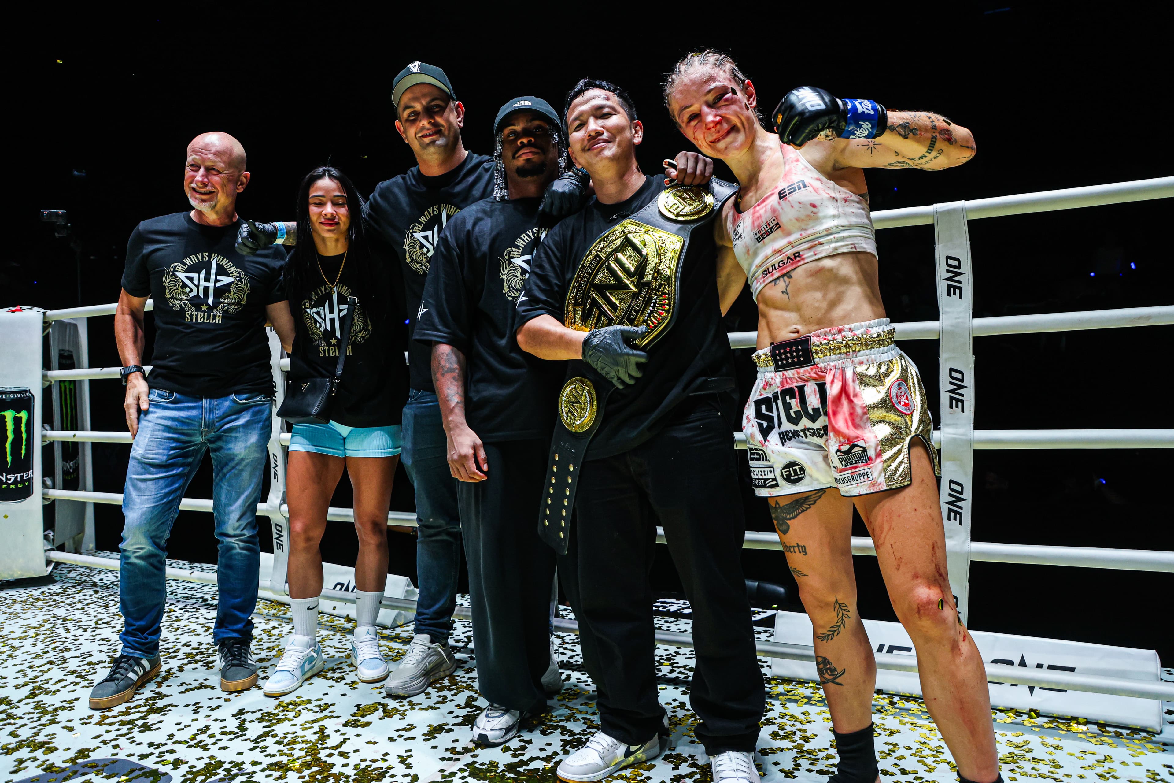 Stella Hemetsberger Stuns Jackie Buntan In Thriller, Claims Women’s Strawweight Muay Thai World Title